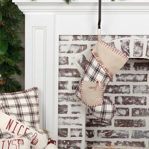 NEW! Whimsical Plaid Christmas Stocking
